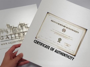 Certificate of Authenticity